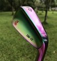 Crazy SBi-02 forged golf irons in irisated color 