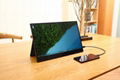 Type C Touch dual screen laptop monitor for expandable  laptop   2