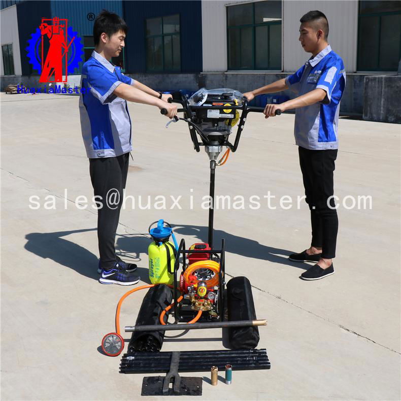 BXZ-2 backpack core drilling rig 2
