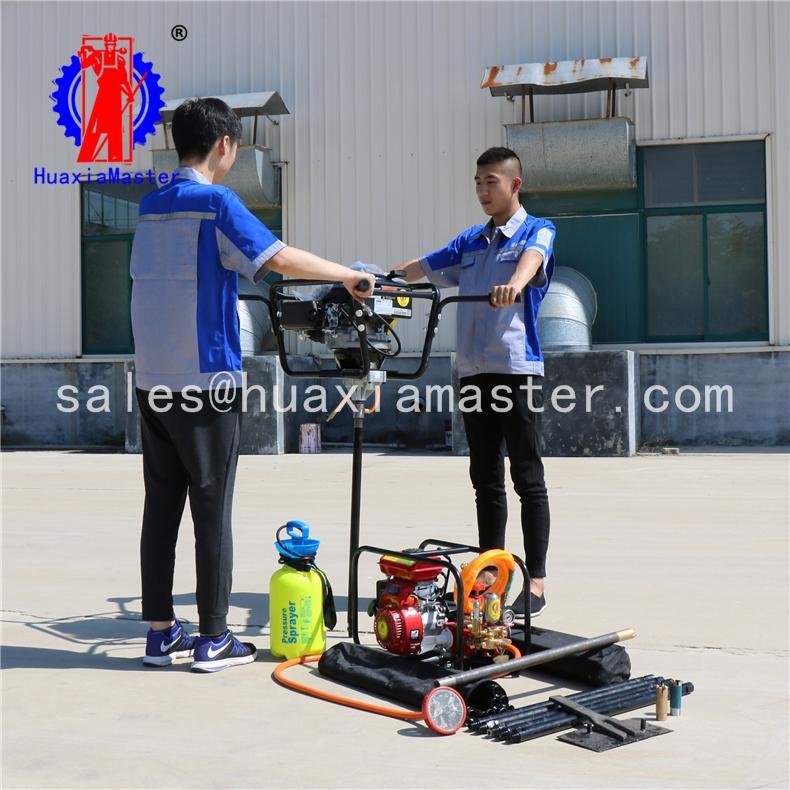 BXZ-2 backpack core drilling rig 4