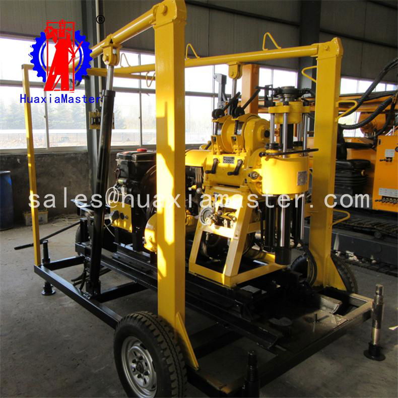 XYX-130 wheeled hydraulic core drilling rig 3