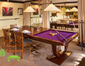 Billiards Pool Table with Stylish Wood grain Finish
