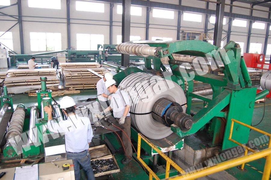 6X2000mm Jumbo Stainless Steel Slitting &Rewinding