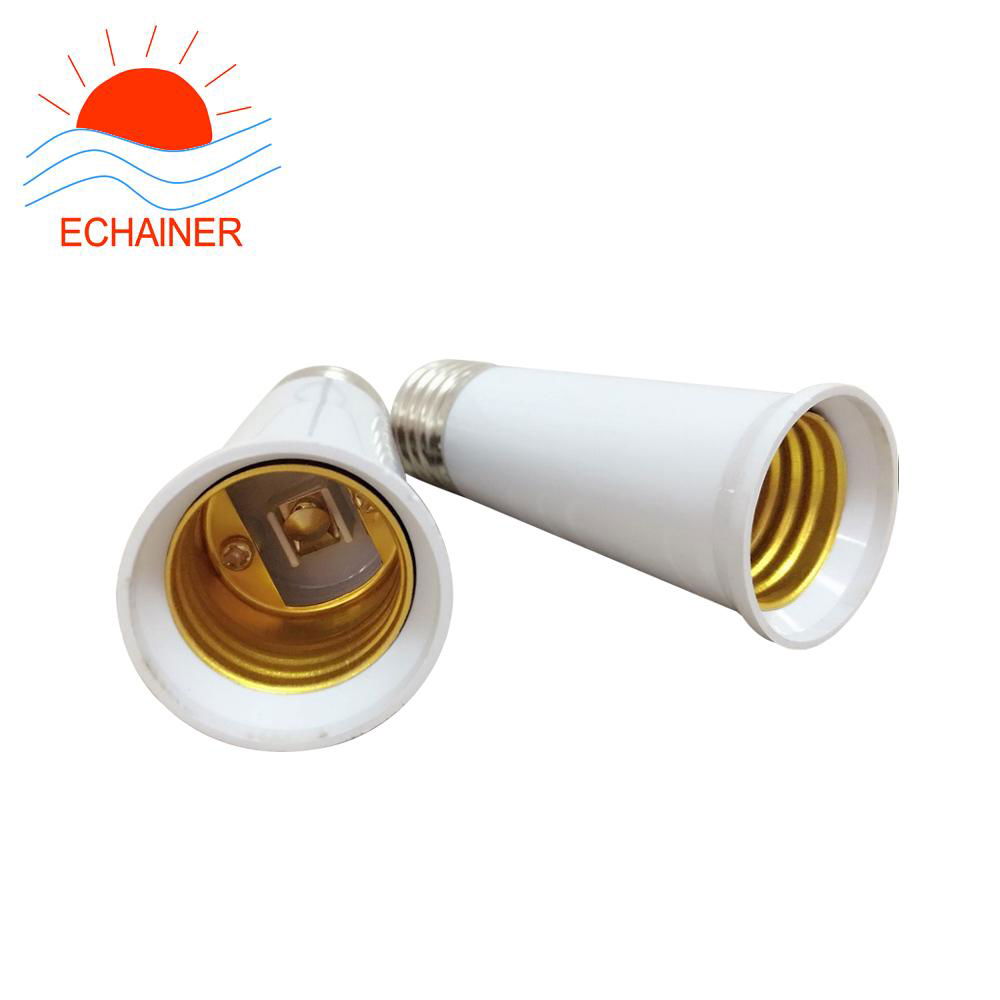  lamp holder E27 to E27 extension base 95mm high quality e27 bulb holder 2