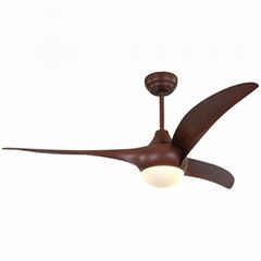 52" ABS blades remote air cooling ceiling fan light