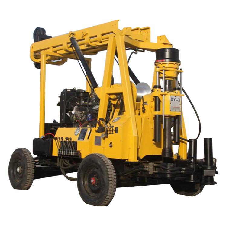 Hot sale XYX-3 Wheeled walking water well drilling rig