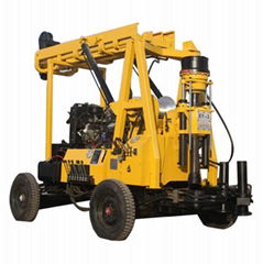 Hot sale XYX-3 Wheeled walking water well drilling rig