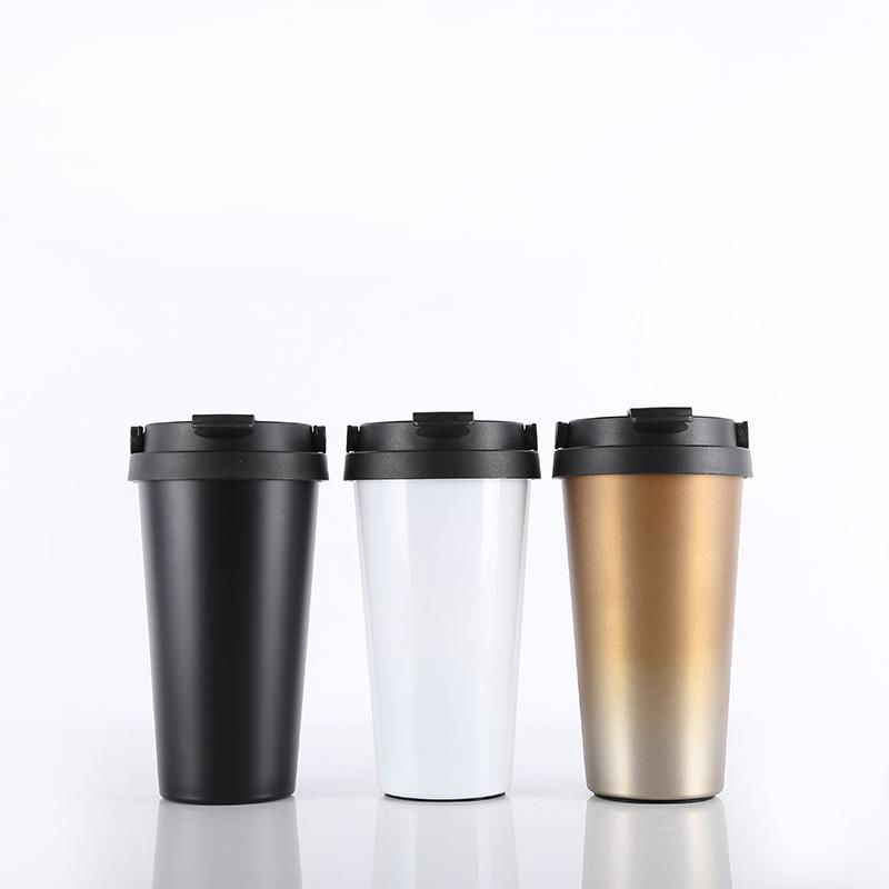 500ml BPA Free Stainless Steel Coffee Mug for Travel