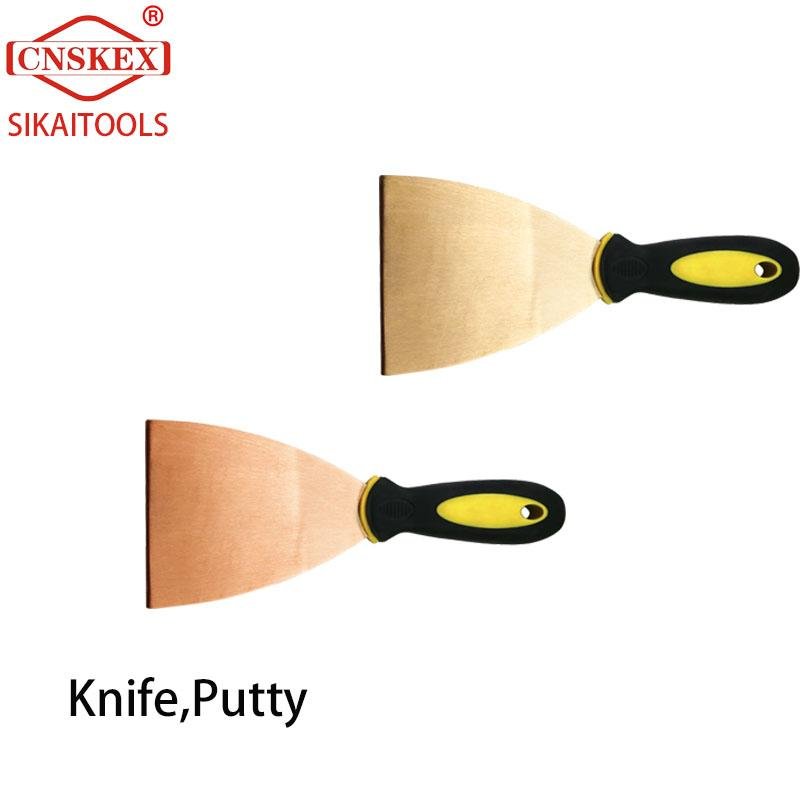 Non sparking tools Knife Putty  Al-cu 50mm  safety hand tools 2