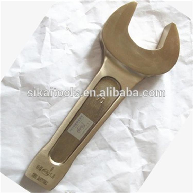 Non sparking Wrench Striking Open Al-cu Be-cu safety hand tools 30mm 2