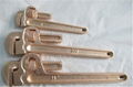 Non sparking Aluminum bronze wrench Pipe 200mm 1