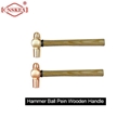 Hammer Ball Pein Wooden Handle 230g Aluminum bronze 1