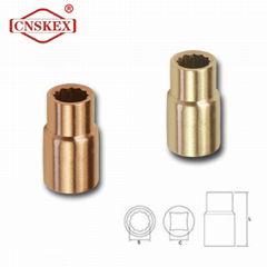 explosion-proof safety tools Socket 1/4"*10mm Aluminum bronze 