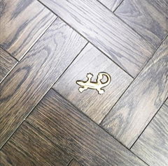 Brass Inlay Parquet