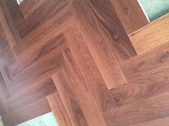 Walnut Chevron Engineered Flooring