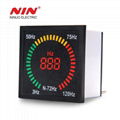 220V 72mm*72mm box shape square indicator frequency meter with led light 1