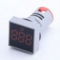 New series mini led indicator voltmeter digital display voltage meter