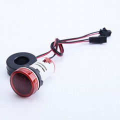 22mm 100A round LED indicator  ammeter