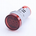 big digital tube indicator voltmeter round panel digital voltage meter