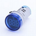 big digital tube indicator voltmeter round panel digital voltage meter 2