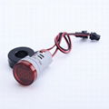 small digital tube round led indicator current meter digital display ammeter 1