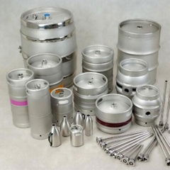 stainless steel beer keg