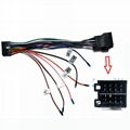 20 Pin ISO Wiring Harness Connector Adapter For Android Car Stereo Power Cable 4