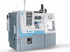 CNC lathe with gantry loader