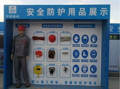 [safety experience area] safety protection equipment display