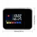 Digital Projector Alarm Clock LED Electronic Weather Thermometer Calendar 2