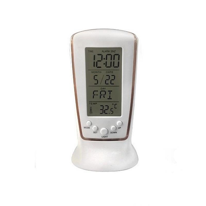 Frozen LED Digital Desk Alarm Clock Electronic Watch Calendar Thermometer 2