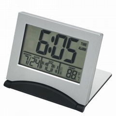 Desktop Table Digital Thermometer LCD Alarm Clock Calendar