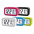 Large Display LED Digital Alarm Clock with Temperature Calendar 1