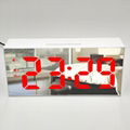 Electronic LED Alarm Clock Large Time Temperature Display