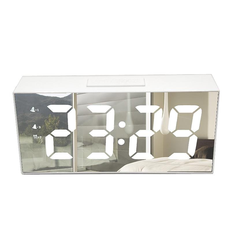 Electronic LED Alarm Clock Large Time Temperature Display 3