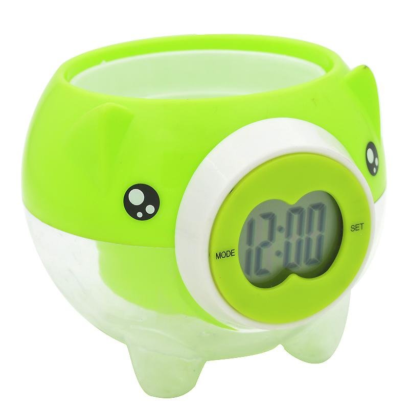 Multifunction Electronic LCD Alarm Clock Can Plant Flowers