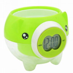 Multifunction Electronic LCD Alarm Clock Can Plant Flowers