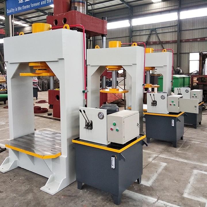 200 ton hydraulic press on forklift solid tyre 5