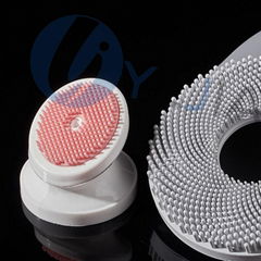 LSR Overmolded Medical Grade Ultra Soft Silicone Facial Cleansing Brush