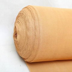 Beige color 100% new virgin HDPE shade net 150gsm with UV stablizer