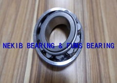 Low Noise Cylindrical Roller Bearing NJ 2207 Chrome Steel For Machinery