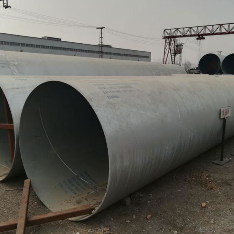 Natural oil and gas ssaw erw pipeline beveled end spiral welded steel pipe