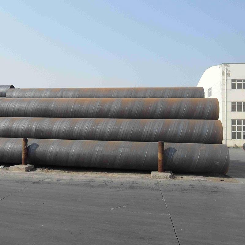 Steel Tube Manufacturer ASTM A500 Spiral Steel Pipe Piles for marine pipeline