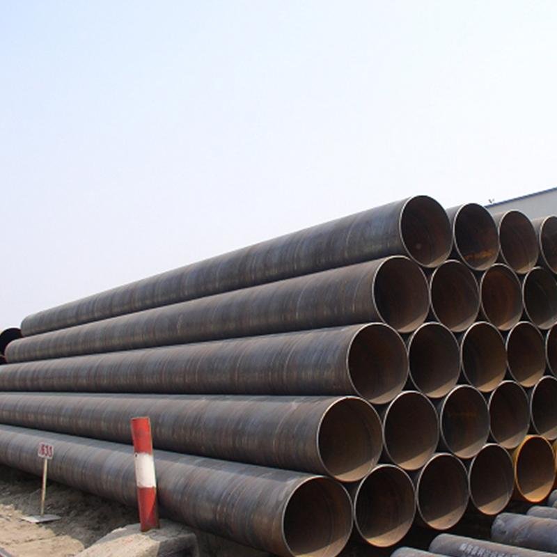 Steel Tube Manufacturer ASTM A500 Spiral Steel Pipe Piles for marine pipeline 3