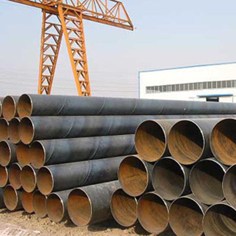Steel Tube Manufacturer ASTM A500 Spiral Steel Pipe Piles for marine pipeline 5