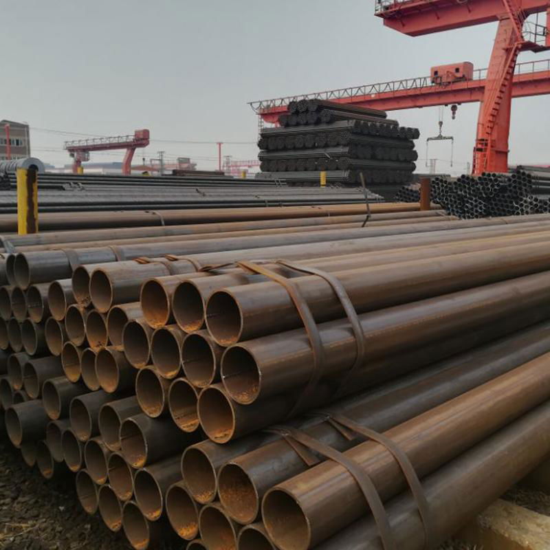 schedule 40 Galvanised ERW steel Pipes for Pipeline construction 3