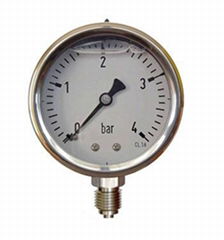 all stainless steel pressure gauge 