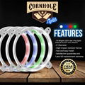 Cornhole Light Set of 2, 6" LED Corn Hole Board Lamp Multi Color to Choose