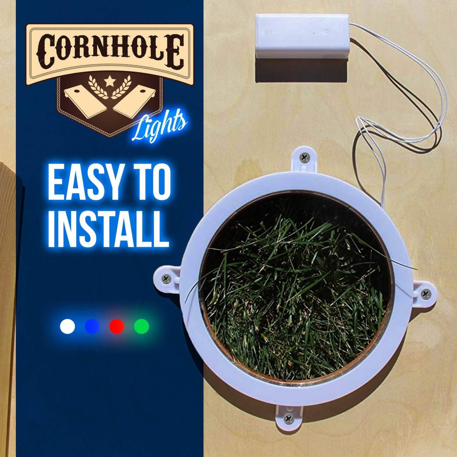 Cornhole LED Board Lights so You Can Play at Night! Choose from Multi Color 4