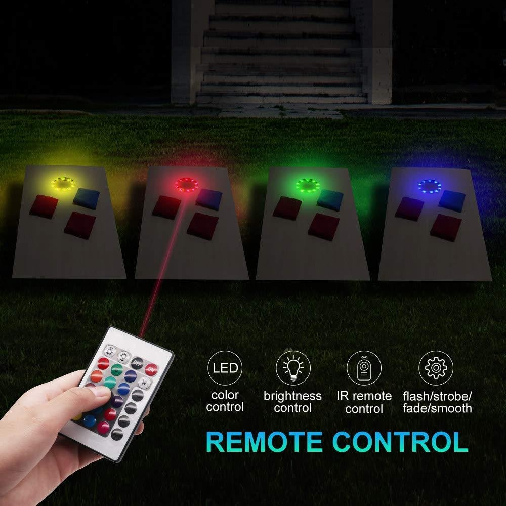 Cornhole LED Board Lights so You Can Play at Night! Choose from Multi Color 2